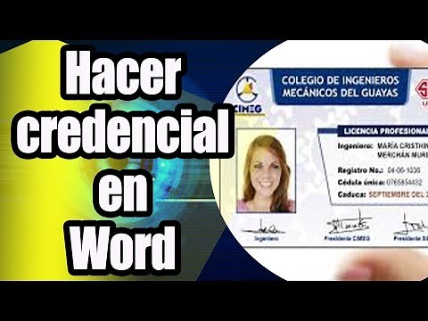 How to make a horizontal ID card