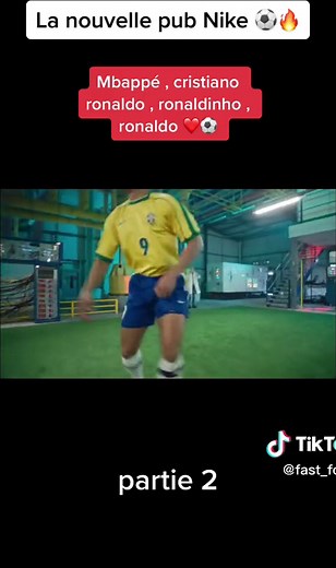 Partie 2 de la pub Nike avec Mbappé et Ronaldo