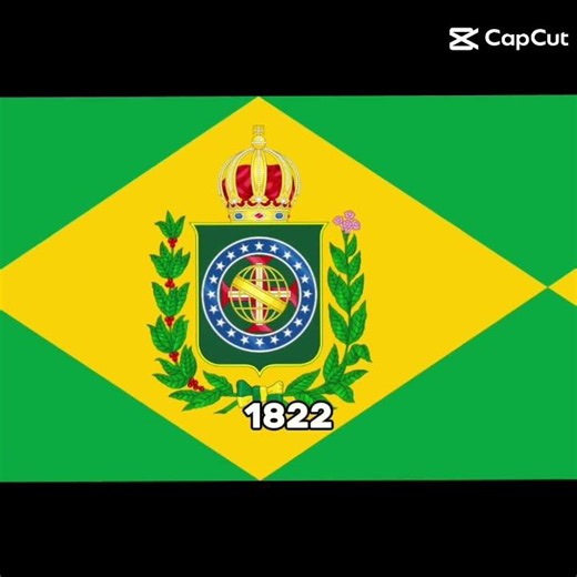 Evolução das bandeiras do Brasil 🇧🇷 #brasil #evolution #naoflopa