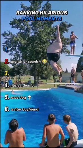 Ranking Hilarious Pool Moments