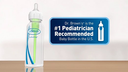 Dr. Brown's Anti-Colic Options+ Baby Bottle, Narrow