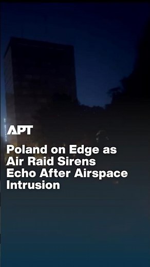 Poland on Alert: Sirens Wail After Mystery Object Detected in Airspace | APT