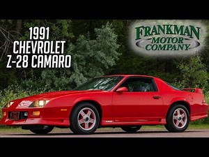 1991 Chevrolet Camaro Z28: Low Mileage Beauty with V8 Power | Frankman Motors