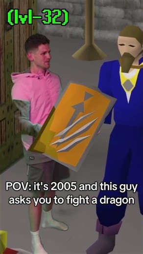 blindsided by dragon slayer | twitch: schboop_ #osrs #gamingshorts #nostalgia #oldschoolrunescape