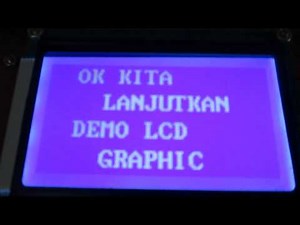 GRAPHIC LCD 128x64 ST7920 Controller Bascom AVR