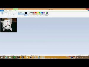 Comment écrire sur une image dans paint