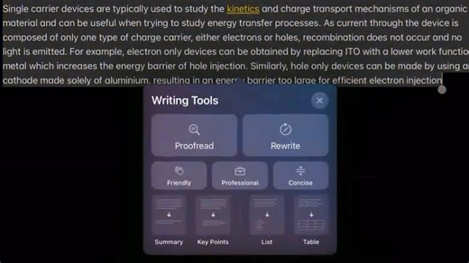Watch Apple Intelligence’s Writing Tool Proofread a Massive Document