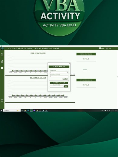 VBA EXCEL 🔥 APLIKASI ARSIP SURAT MASUK & KELUAR APLIKASI ARSIP SURAT MASUK & KELUAR PDF VBA EXCEL 🔥 FULL FITUR | AUTO SEARCH & REPORT Aplikasi Arsip Surat Masuk & Keluar berbasis VBA Excel ini membantu proses pengarsipan dokumen PDF menjadi lebih rapi, cepat, dan mudah dicari. #VBAExcel #AplikasiArsipSurat #ArsipSuratPDF #SuratMasukKeluar #AplikasiExcel #SistemArsipDigital #ExcelVBAIndonesia #AplikasiAdministrasi #AplikasiPerkantoran #ExcelOtomatis