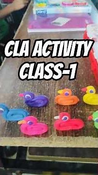 🎨 Clay Modeling | CLA Activity for Class 1 #shorts #shashiavtar #rinkujha #trending #viral