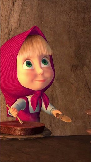 ¡Hora deliciosa! 🍰😋 #Shorts #MashayelOsoCastellano #OsoDeDientesAfilados #cartoon #kids