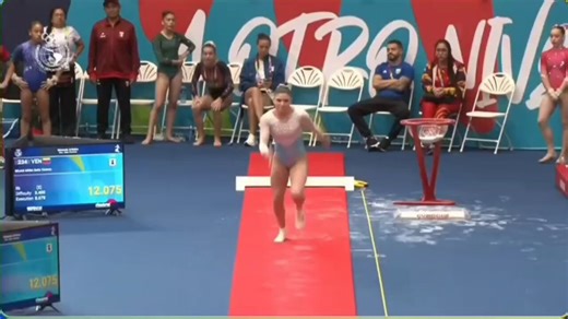 THE HEIGHT!!!! 🚨🚨🚨Eugenia Garcia(2012) 🇦🇷 VT EF JOGOS SULA AMERICANOS JUVENIS.Score:13.025(4.2)12.900(3.8)Média: 12.963