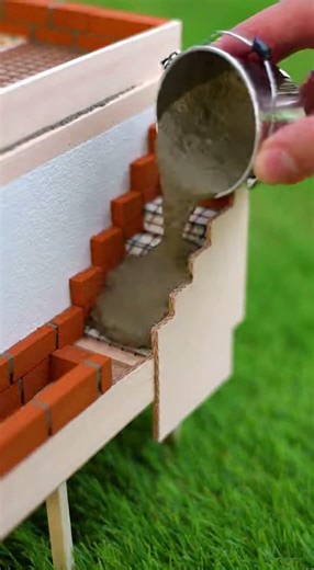 Let's build a miniature fish house! #MiniConstruction #MicroBuilding #TinyHouse #MiniatureWorld