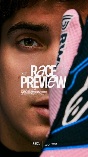 Fast, flowy and full-throttle - it's race week in Qatar! 🇶🇦 In this week's race preview, ride along with @francolapinto for a lap around the Lusail International Circuit 👊 | Alpine F1 Team