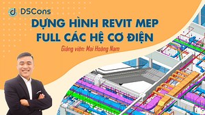 Dựng hình Revit MEP full các hệ Cơ điện