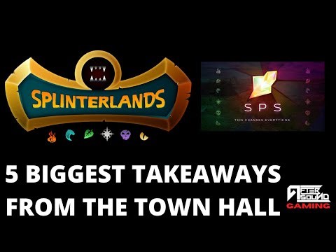 5 BIGGEST TAKEAWAYS FROM THE SPLINTERLANDS TOWN HALL - OCT 2025