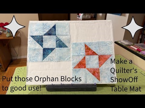 Quilter's Show Off Table Mat