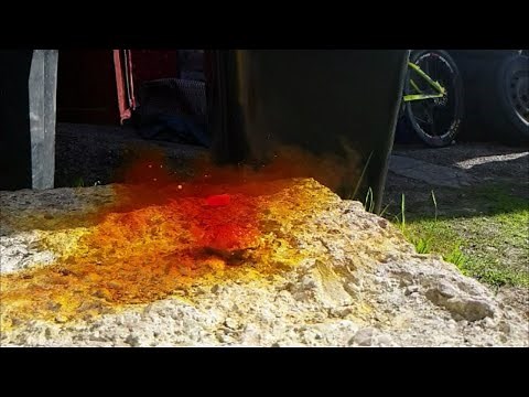 Amazing reaction of nitric acid and isopropyl