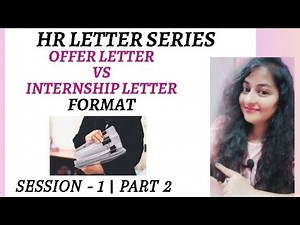 Offer letter format | Internship letter format #offerletter #hr #internship #readytogetupdate