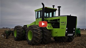 Steiger Tiger III ST450 Pulling 14-Bottom Plow - Everything about our Steiger Tiger III ST450 is in this video. I give you a walk-around, talk about some of its features -- Renner Stock Farms