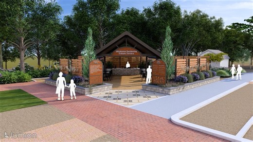 We’re thrilled to share the design for the Oklahoma Gardening Tribute Terrace, a new feature we plan to build at The Botanic Garden at Oklahoma State University! The Botanic Garden began as the studio gardens for Oklahoma Gardening, making it the perfect place to celebrate 50 years of the show’s legacy and inspire future generations of gardeners. A huge thank you to OSU Facilities Management Landscape Services for creating these beautiful designs that bring our vision to life! To make this dream