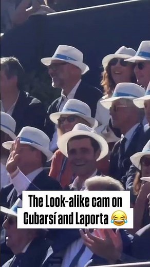 The doubles camera caught Pau Cubarsí and Joan Laporta in a tennis duel 🤣 (via @bcnop) #shorts