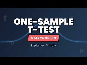 One-Sample t-Test Explained: Hypothesis Testing for Single Mean