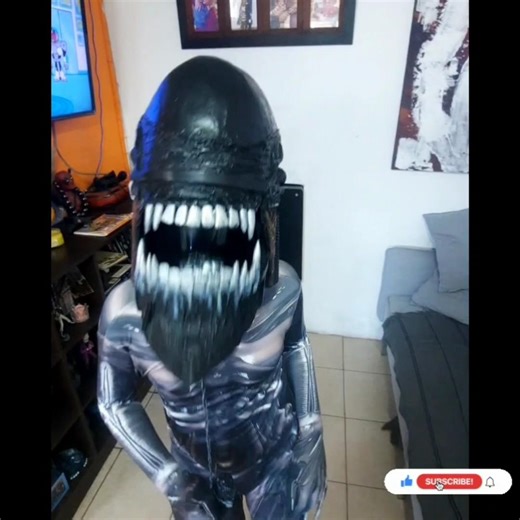 hasta que se termino #cosplay #alien #xenomorph #youtubeshorts