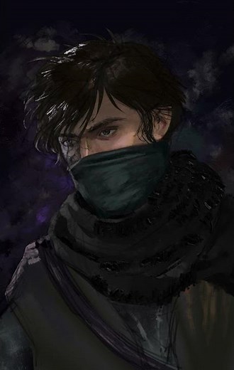 Krita Digital Character Portrait Practice: Damian