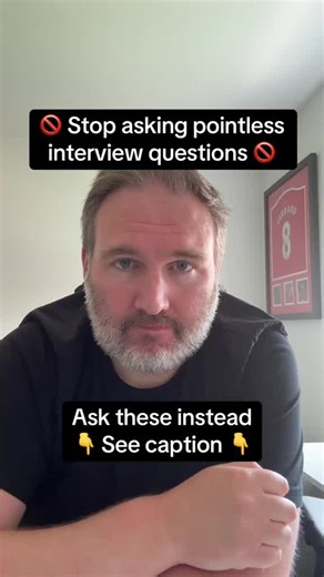 Lee Harding | Stop asking pointless interview questions. You know the ones—“What’s the company culture like?” or “What opportunities are there for... | Instagram