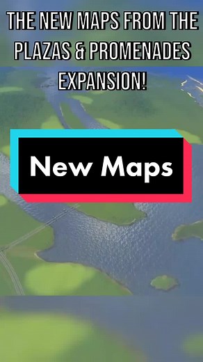 5 New Cities: Skylines Maps - Plazas & Promenades Expansion