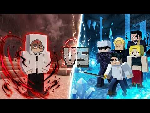 Yuji Itadori (Modulo) vs All Special Grade Sorcerers ⚔️🔥 | JJK Minecraft Battle