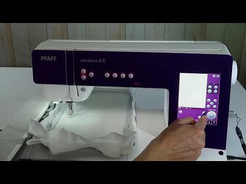 PFAFF creative 4.5 83 How to Embroider a Design