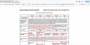 Video: Summary of Lesson Plans Week 17 (days 73-77)