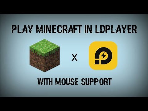 LD Player||Minecraft with working left/right mouse click and key mappings||