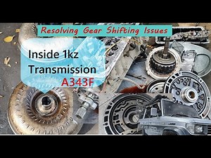 Toyota gear shifting problem finally fixed! #1kz #A343F