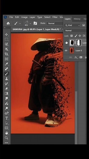 Create Dispersion Effect Using Photoshop Tutorial | Photoshop Hacks 2025