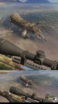 Este cocodrilo NO me vio venir 🐊 #thehunter #shortvideo #shorts #shortsfeed