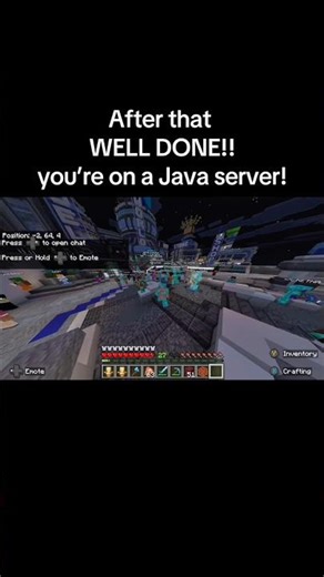 how to join Java server on bedrock