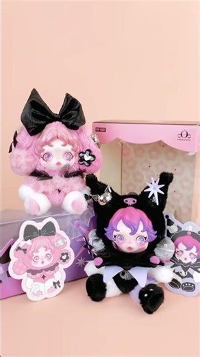 🩷💜 POP MART SKULLPANDA × SANRIO | My Melody & Kuromi Plush Doll