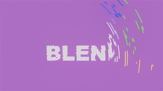 blender/文字效果