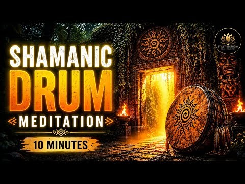 Shamanic Drum Meditation Music | 10 Minute Deep Meditation, Relaxation & Mindfulness