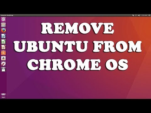 How to remove crouton ubuntu from chrome os on chromebook