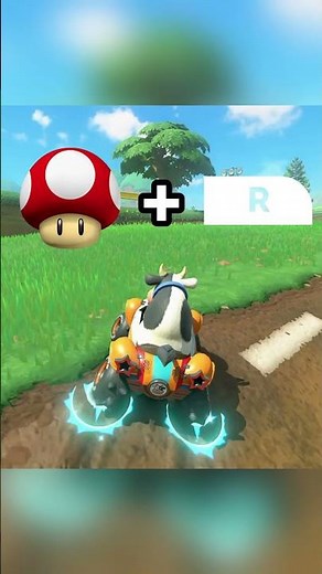 Moo Moo Meadows Mario Kart World Shortcut Tutorial #shorts #mariokartworld #mariokart
