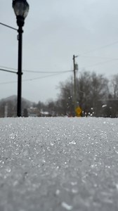 This ice is something else. It’s the consistency of beach sand and flows in valleys creating slides along the roads. | Tucker County Connection