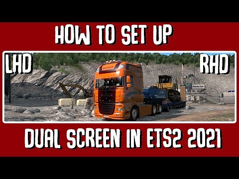 How To Set Up ETS2 For LHD/RHD Dual Monitor (NVIDIA ONLY)