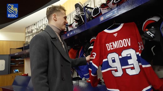 Ivan Demidov's first day as a Hab