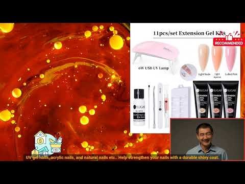 3256806022555510 UR SUGAR 15ml Quick Extension Gel Nail Polish Set Kits 6W UV LED Lamp