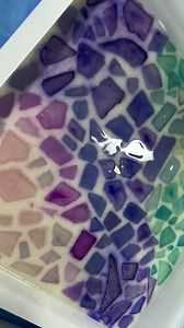 From @tidalwaveresin : Check out this custom sea glass table! 🍭🌀💙 @tidalwaveresin 🪣 @superclearepoxy Designer Table Top ⬜️ @craftedelementsco 12x12" square mold 🎨 @blackdiamondpigments_com Silver Pearl #epoxy #resin #art #seaglass #glass #artwork #artist #instamood #insta #instaart #womenartists #custommade #decor #epoxyartist #customart #love #create | Crafted Elements