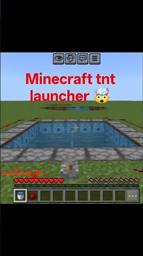 how to create a tnt launcher in minecraft 😁😯 #minecraft #shortvideo
