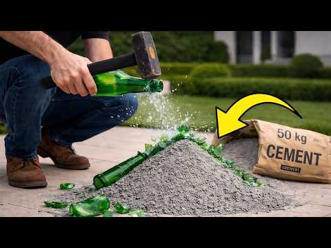 Don’t Throw Away Old Glass Bottles! Break Them and Make Thousands of Dollars